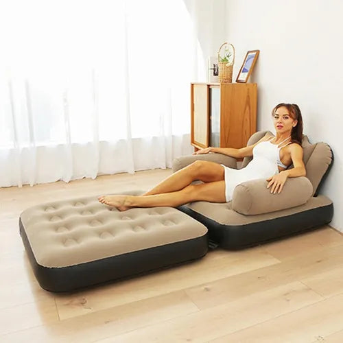 Sofá Cama Inflable Plegable y Multifuncional