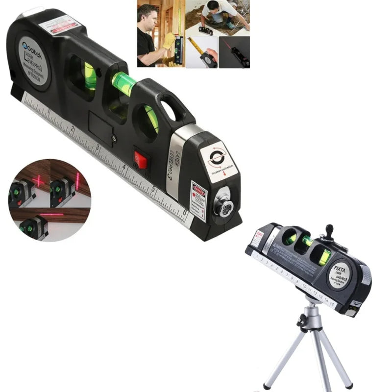 Nivel Laser 3 Burbujas Cinta Métrica