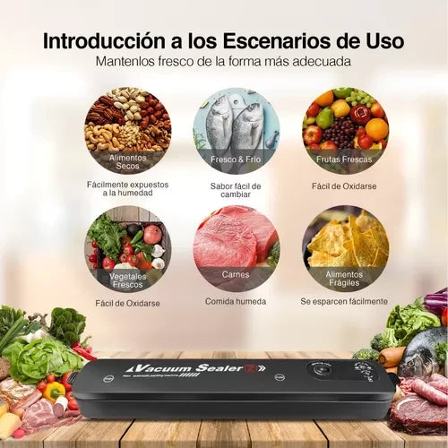 Maquina de Sellar Al Vacío Conserva Alimentos