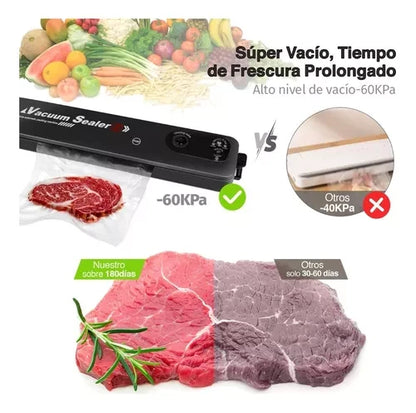Maquina de Sellar Al Vacío Conserva Alimentos