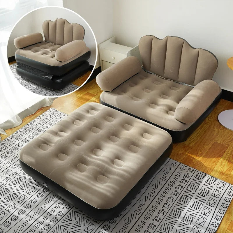 Sofá Cama Inflable Plegable y Multifuncional