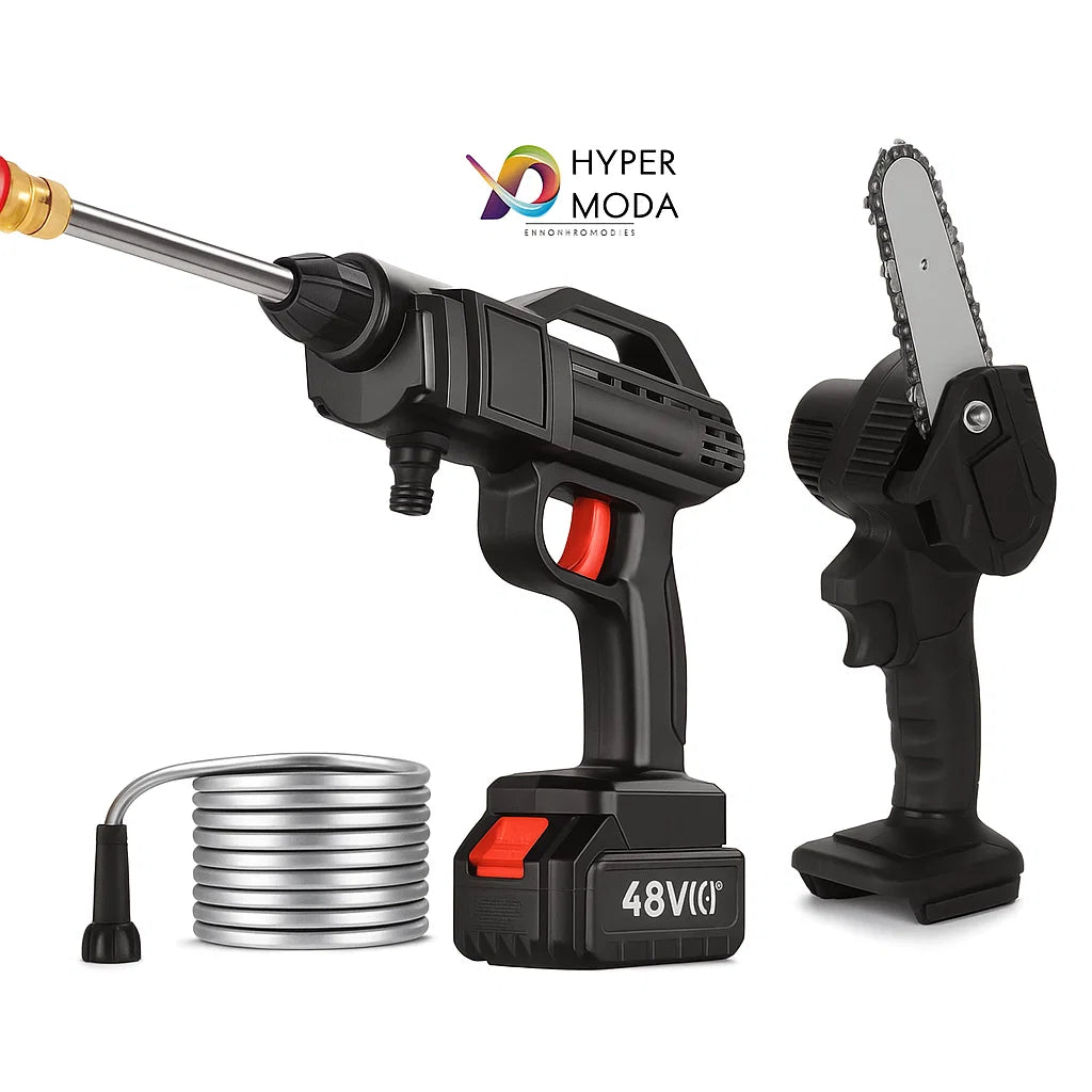 Kit Hidrolavadora + Motosierra Herramientas